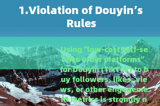 1.Violation of Douyin’s Rules