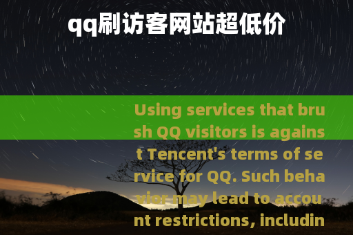 qq刷访客网站超低价